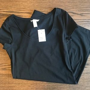 H&M Black T-Shirt Dress